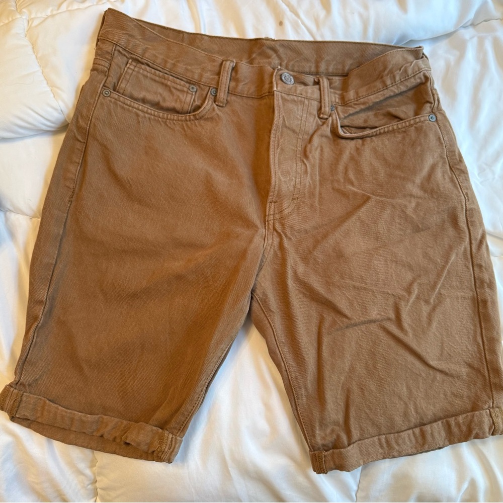 Men's Tan Shorts - Picture 3 of 4